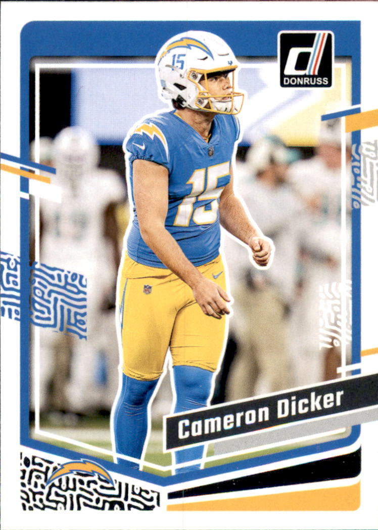 2023 Donruss #154 Cameron Dicker - Los Angeles Chargers Football Card {NM -MT}