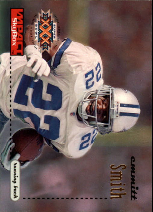 1996 SkyBox Impact #39 Emmitt Smith - Dallas Cowboys Football Card {NM-MT}