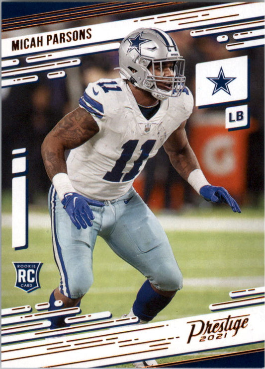 2021 Panini Chronicles Prestige RC #244 Micah Parsons - Football Card {NM-MT}