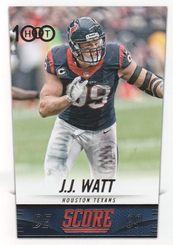 2014 Score #255 J.J. Watt H100 - Football Card {NM-MT}
