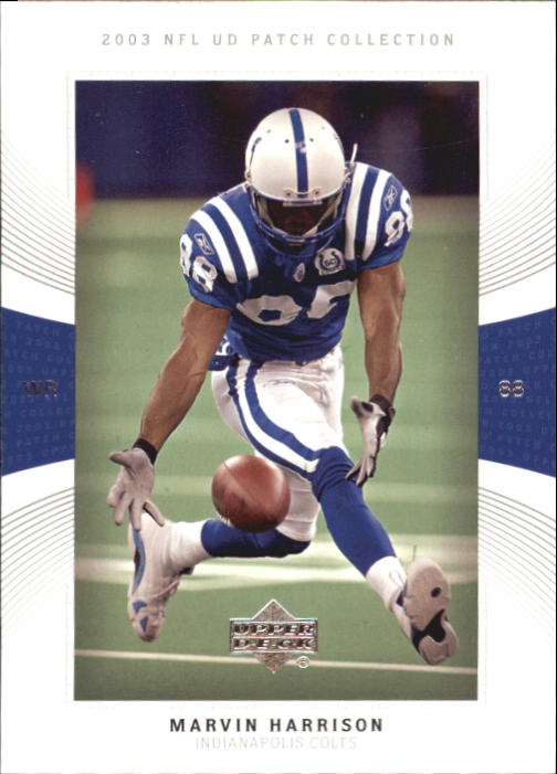 2003 UD Patch Collection #88 Marvin Harrison - Football Card {NM-MT}