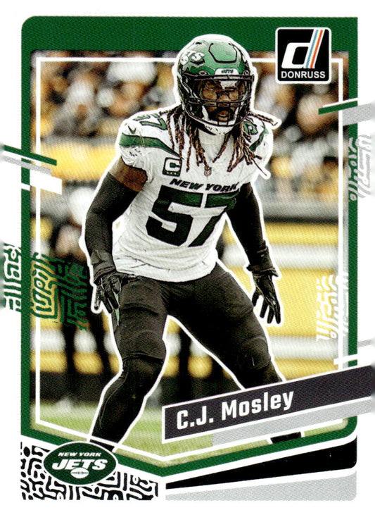 2023 Donruss #230 C.J. Mosley - New York Jets Football Card