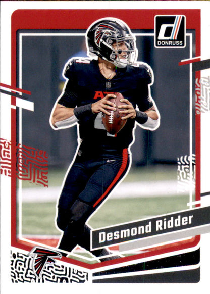 2023 Donruss #9 Desmond Ridder - Atlanta Falcons Football Card {NM-MT}
