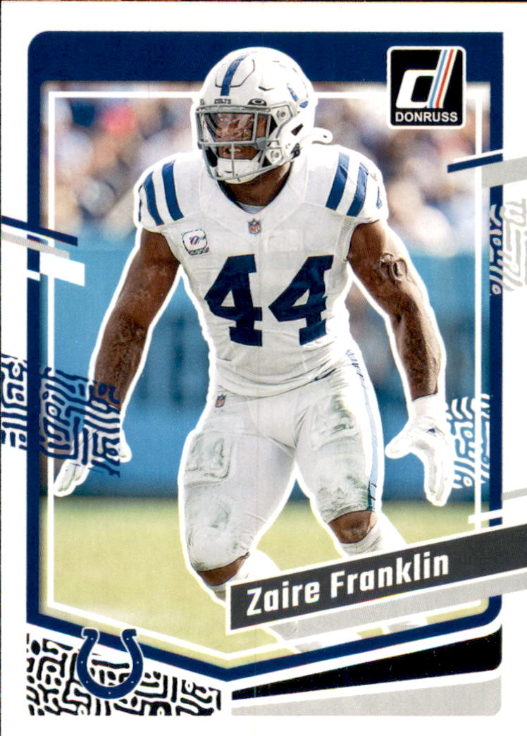 2023 Donruss #132 Zaire Franklin - Indianapolis Colts Football Card {NM-MT}