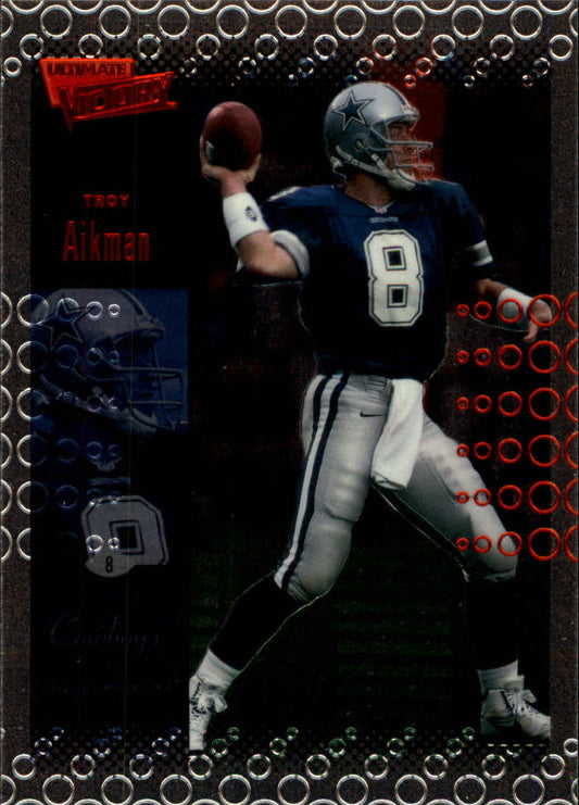 2000 Ultimate Victory #25 Troy Aikman - Dallas Cowboys Football Card {NM-MT}