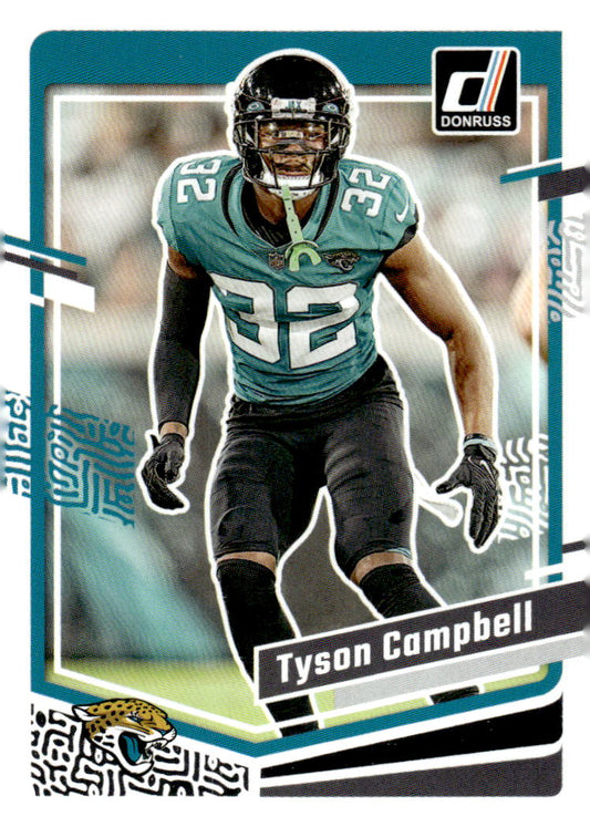 2023 Donruss #140 Tyson Campbell - Jacksonville Jaguars Football Card {NM-MT}