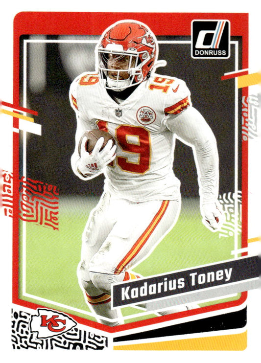 2023 Donruss #145 Kadarius Toney - Kansas City Chiefs Football Card {NM-MT}