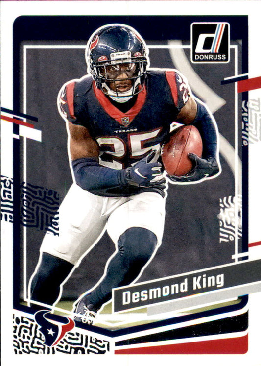 2023 Donruss #118 Desmond King - Houston Texans Football Card {NM-MT}