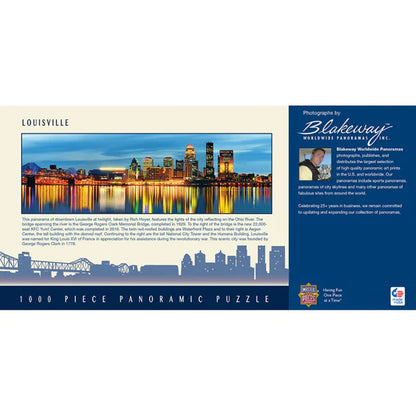 Louisville 1000 Piece Panoramic Jigsaw Puzzle by Masterpieces