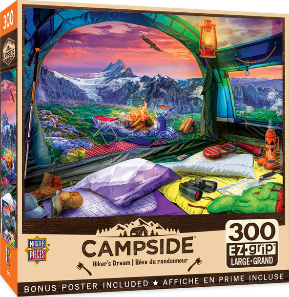 Campside - Hiker's Dream 300 Piece Ez-Grip Jigsaw Puzzle by Masterpieces