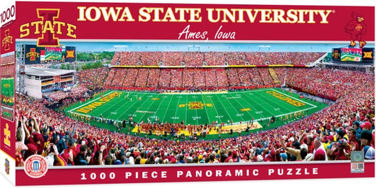 Iowa State Cyclones Jack Trice Stadium 1000 Piece Panoramic Puzzle -  by Masterpieces