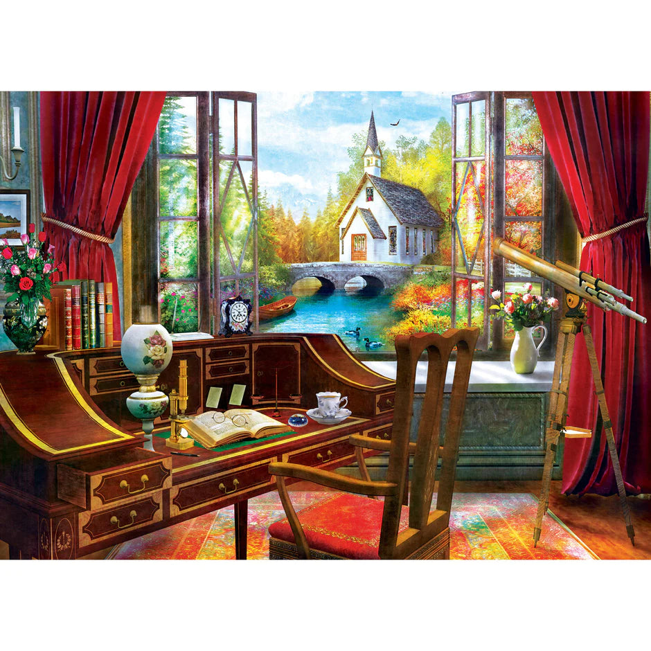 Belle Vue - The Study View 1000 Piece Jigsaw Puzzle by Masterpieces