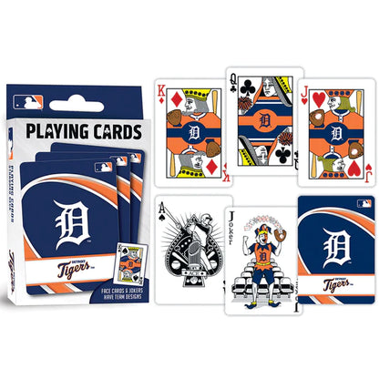 Detroit Tigers Playing Cards - 54 Card Deck by Masterpieces