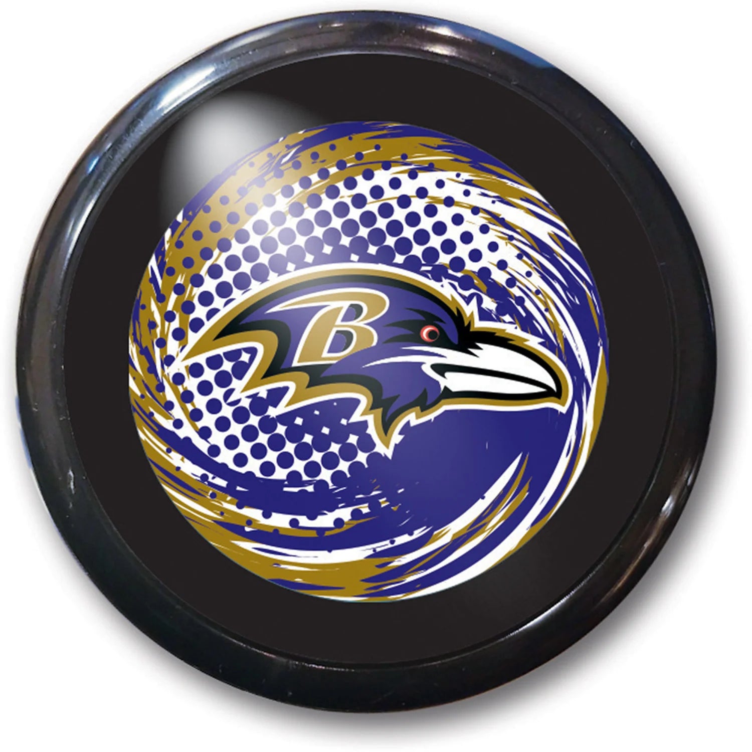 Baltimore Ravens NFL Yo-Yo: 5" x 3" x 2", team design, beginner level, official NFL, by Duncan / Masterpieces