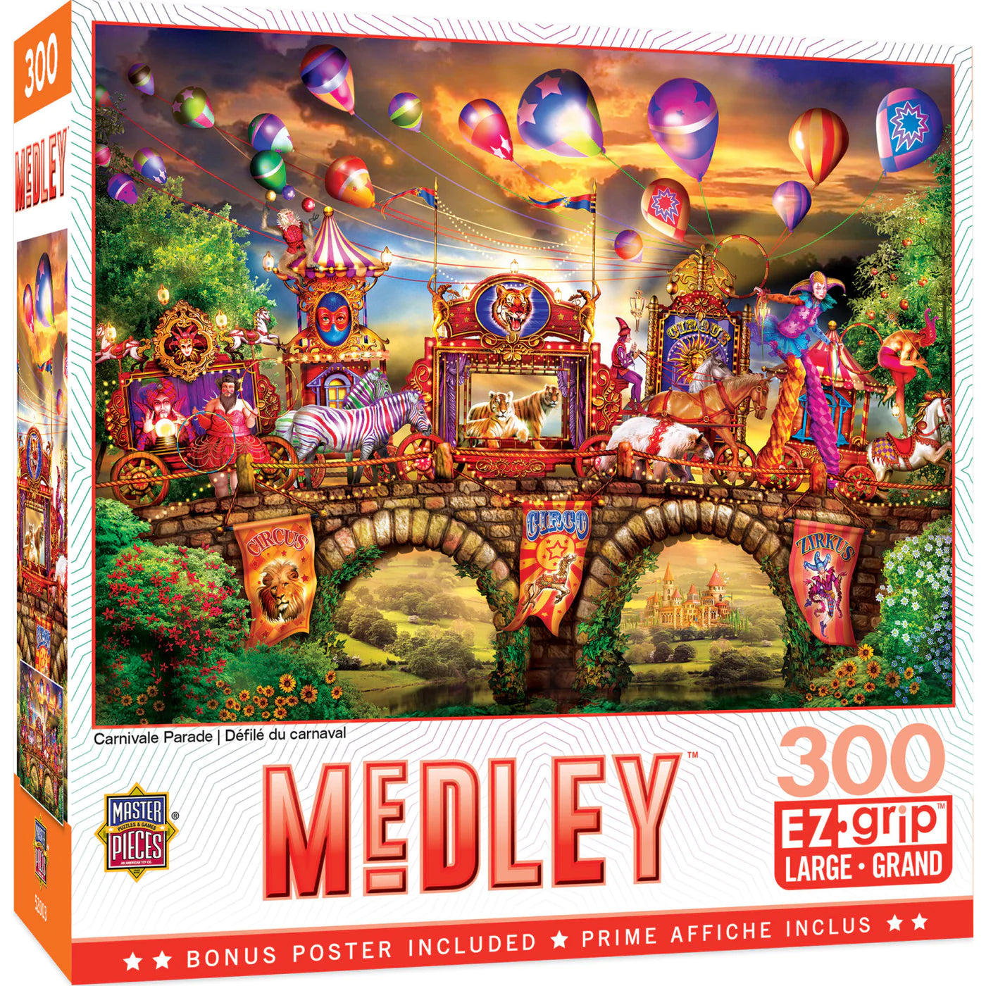 Medley - Carnivale Parade 300 Piece Jigsaw Puzzle by Masterpieces