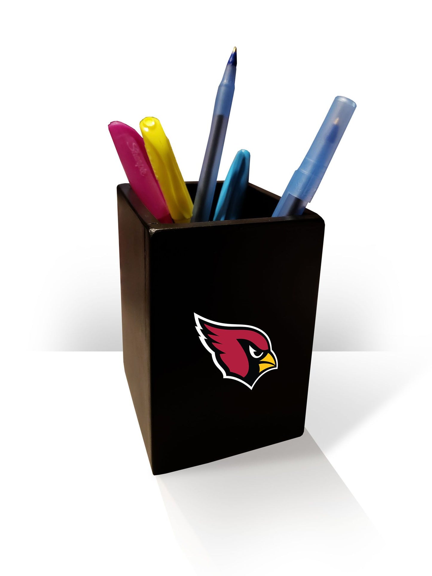 "Arizona Cardinals NFL Pen Holder with team logo, perfect for office or school."