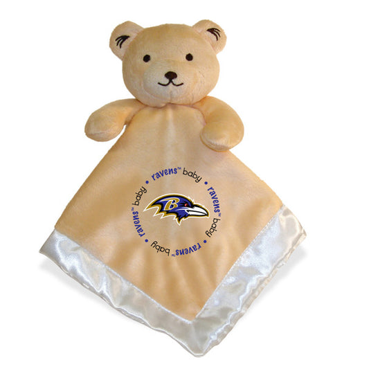 Baltimore Ravens Tan Embroidered Security Bear by Masterpieces Inc.