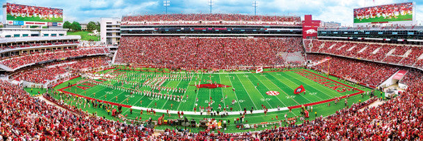 Arkansas Razorbacks Donald W. Reynolds Razorback Stadium 1000 Piece Panoramic Puzzle - Center View by Masterpieces