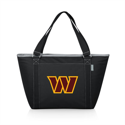 Washington Commanders NFL Topanga Cooler Tote Bag, 24-can insulated soft-sided cooler in black
