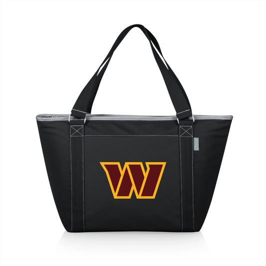 Washington Commanders NFL Topanga Cooler Tote Bag, 24-can insulated soft-sided cooler in black