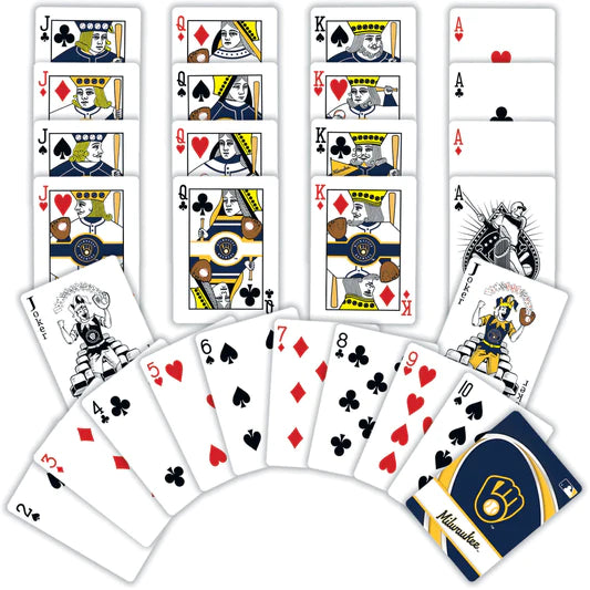 Milwaukee Brewers Playing Cards by Masterpieces