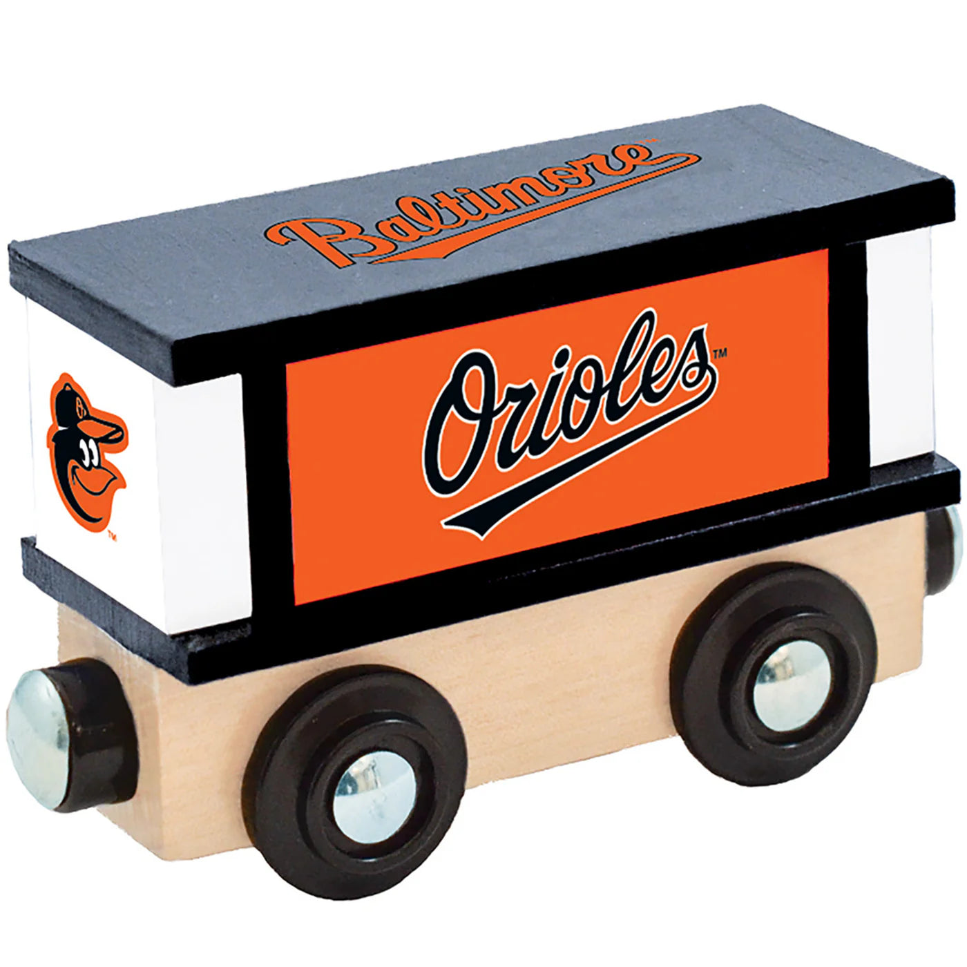 Baltimore Orioles Box Car Wooden Toy Train by Masterpieces