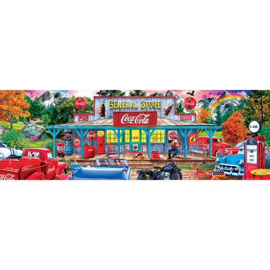 Coca-Cola - Stop-n-Sip 1000 Piece Panoramic Jigsaw Puzzle by Masterpieces