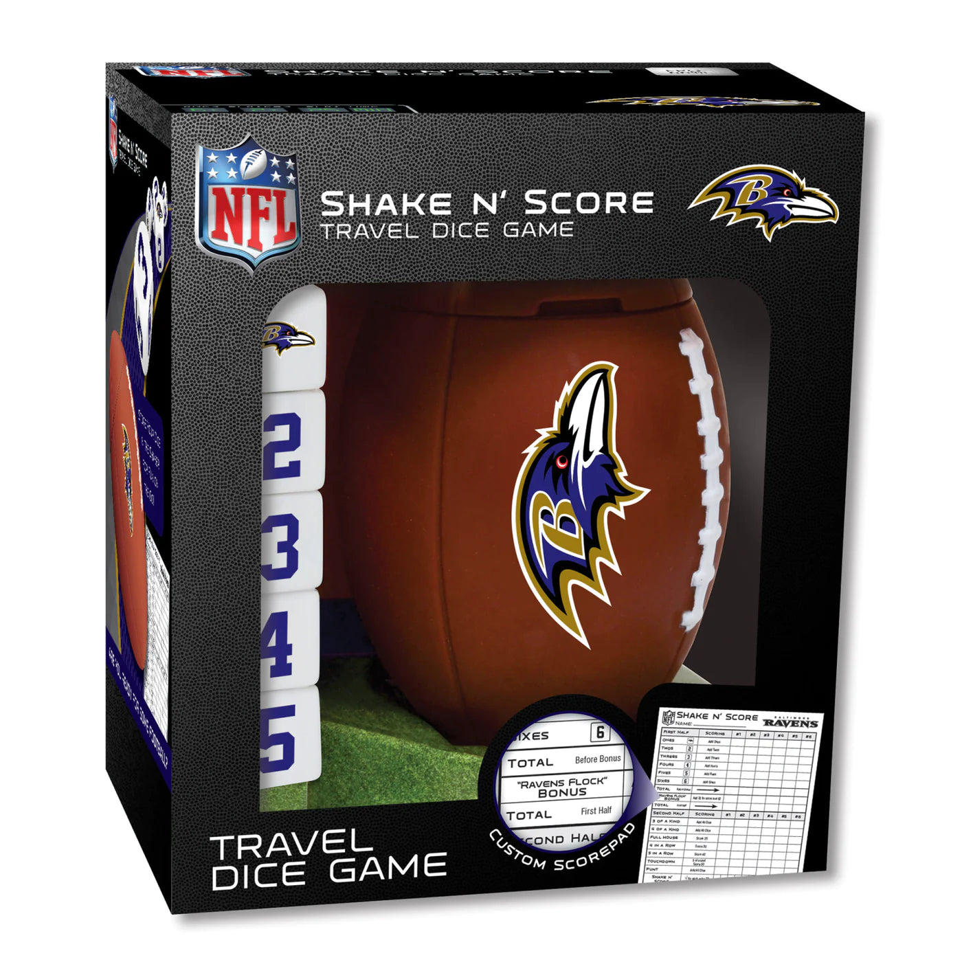 Baltimore Ravens Shake n Score Dice Game by MasterPieces