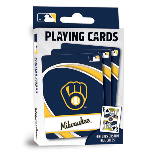 Milwaukee Brewers Playing Cards by Masterpieces