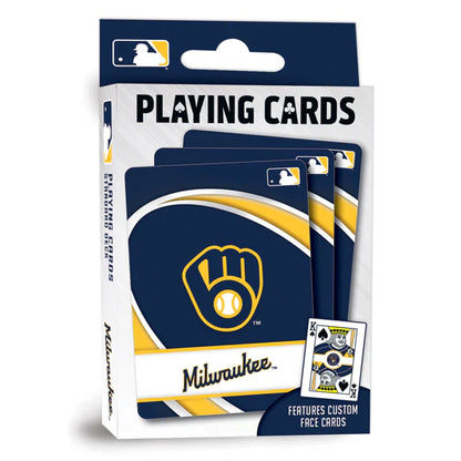 Milwaukee Brewers Playing Cards - 54 Card Deck by Masterpieces