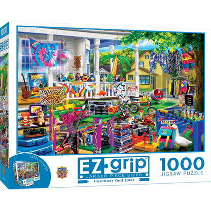 Flashbacks - Yard Sales E-Z Grip 1000 Piece Jigsaw Puzzle by Masterpieces