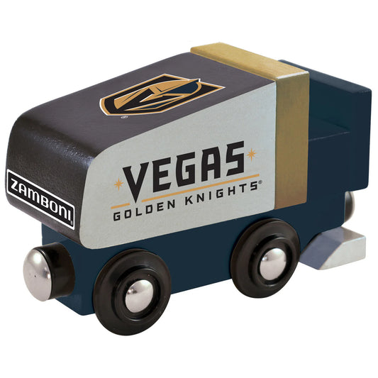 Las Vegas Golden Knights Wooden Toy Zamboni Train Engine by Masterpieces