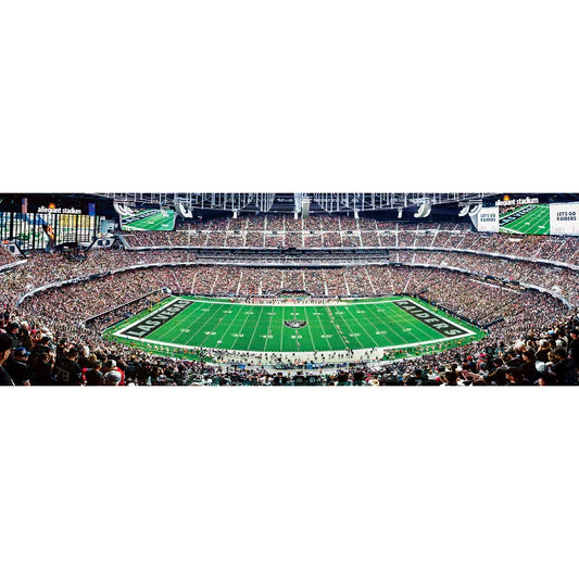 Las Vegas Raiders - 1000 Piece Panoramic Jigsaw Puzzle - Center View by Masterpieces