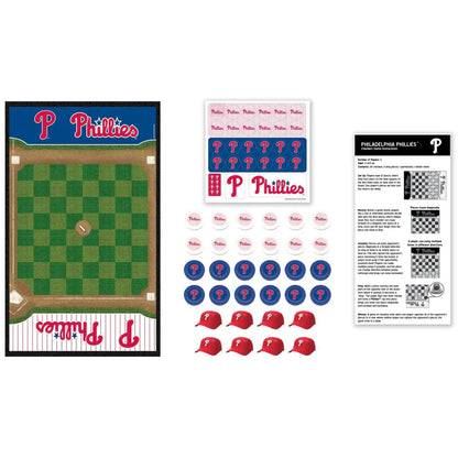 Philadelphia Phillies Checkers Board Game by Masterpieces