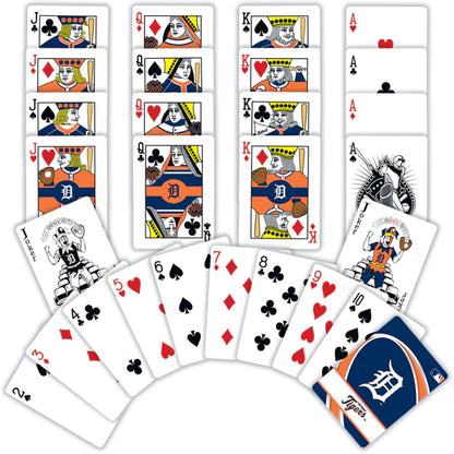 Detroit Tigers Playing Cards - 54 Card Deck by Masterpieces