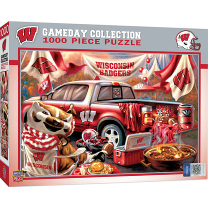 Wisconsin Badgers - Gameday 1000 Piece Jigsaw Puzzle by Masterpieces