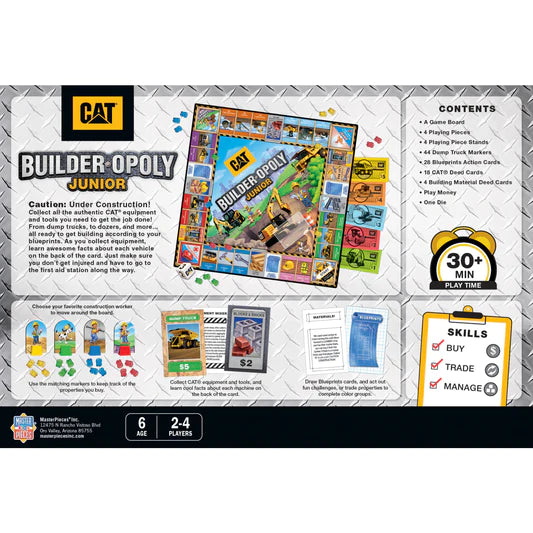 CAT - Builder Opoly Board Game by Masterpieces