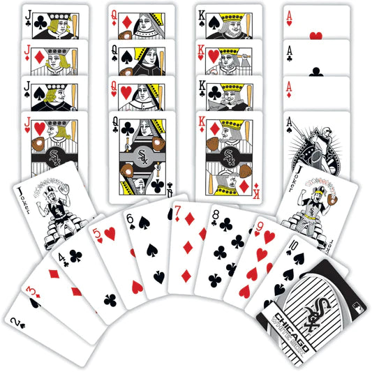 Chicago White Sox Playing Cards - 54 Card Deck by Masterpieces