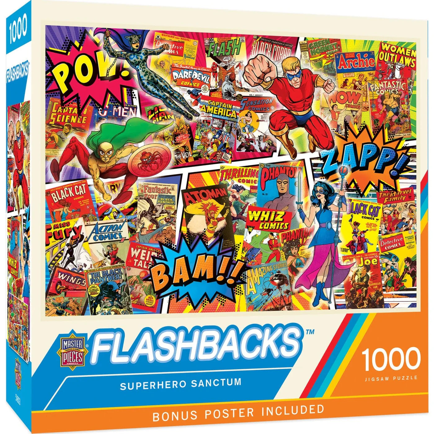 Flashbacks - Superhero Sanctum 1000 Piece Jigsaw Puzzle by Masterpieces