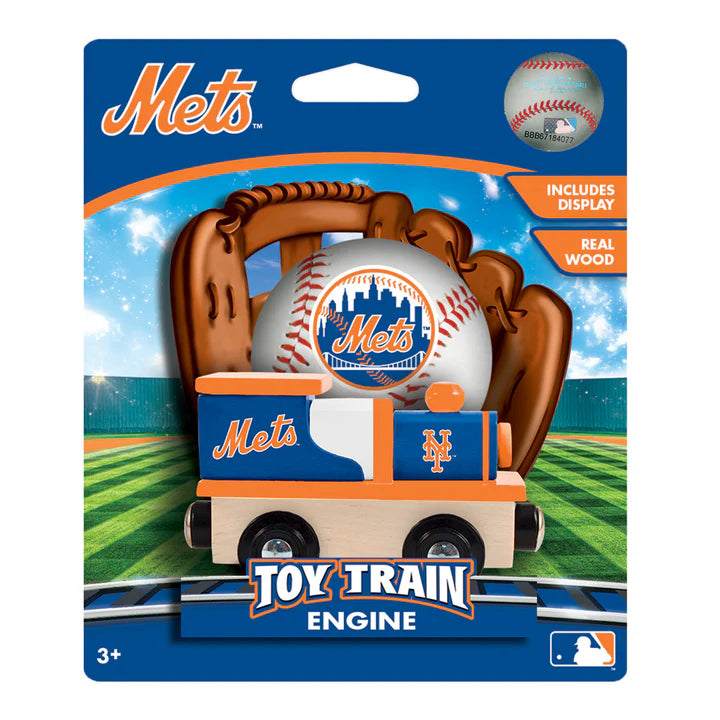 New York Mets Wooden Toy Train Engine by Masterpieces