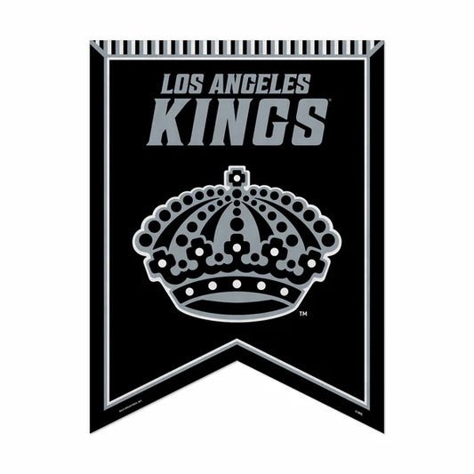 Los Angeles Kings NHL Rafter Felt Pennant with team colors and graphics, measuring 18" x 24", officially licensed by NHL.