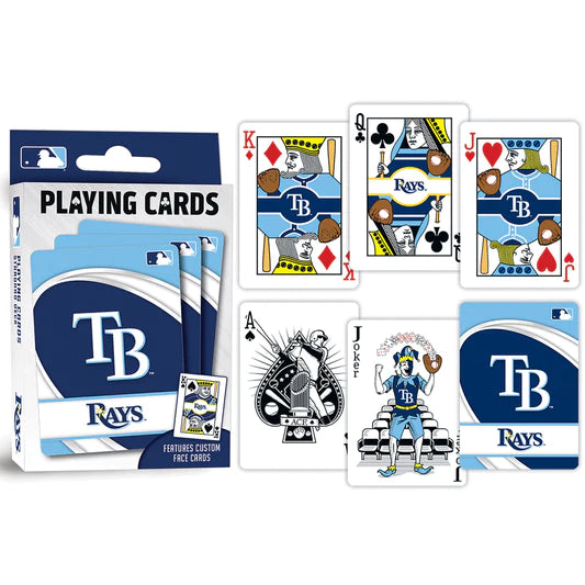 Tampa Bay Rays Playing Cards - 54 Card Deck by Masterpieces