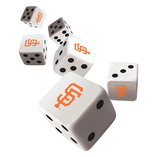 San Francisco Giants 6 Piece Dice Set by Masterpieces