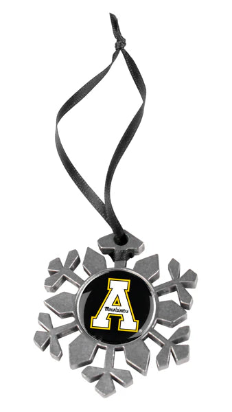 Appalachian State Mountaineers Snow Flake Ornament by Linkswalker