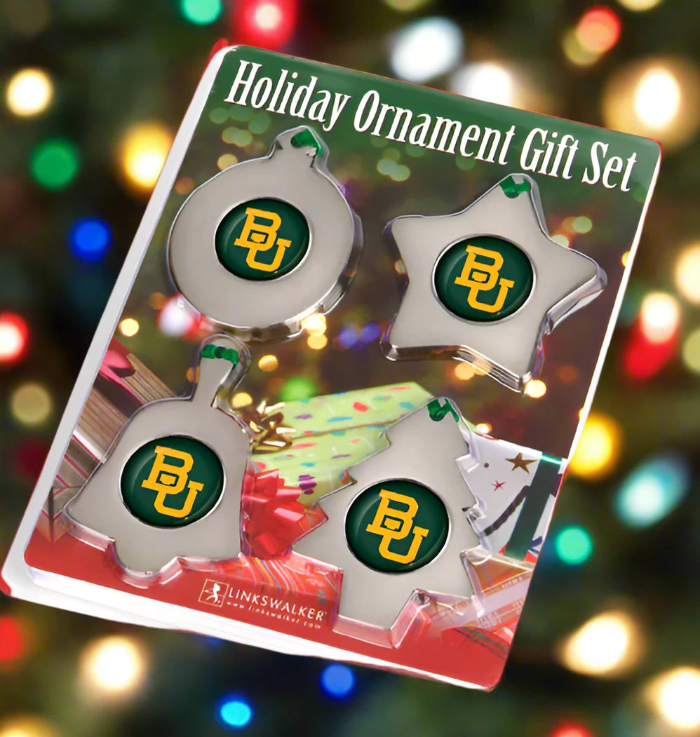 Baylor Bears Holiday Ornament Gift Pack by Linkswalker