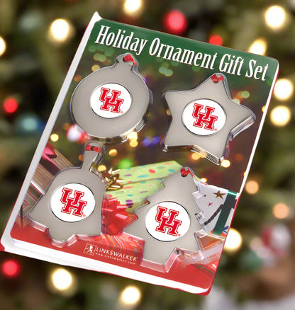 Houston Cougars  Holiday Ornament Gift Pack by Linkswalker