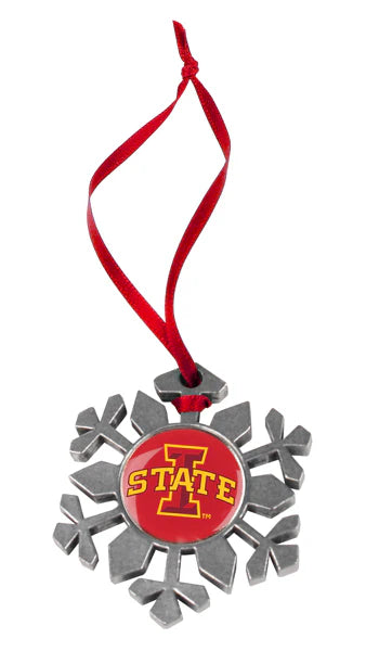 Iowa State Cyclones Snow Flake Ornament by Linkswalker