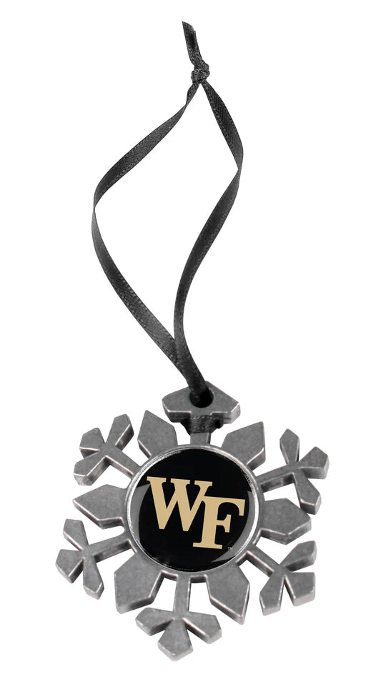 Wake Forest Demon Deacons Snow Flake Ornament by Linkswalker