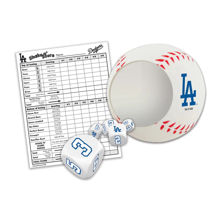 Los Angeles Dodgers Shake n Score Dice Game by MasterPieces