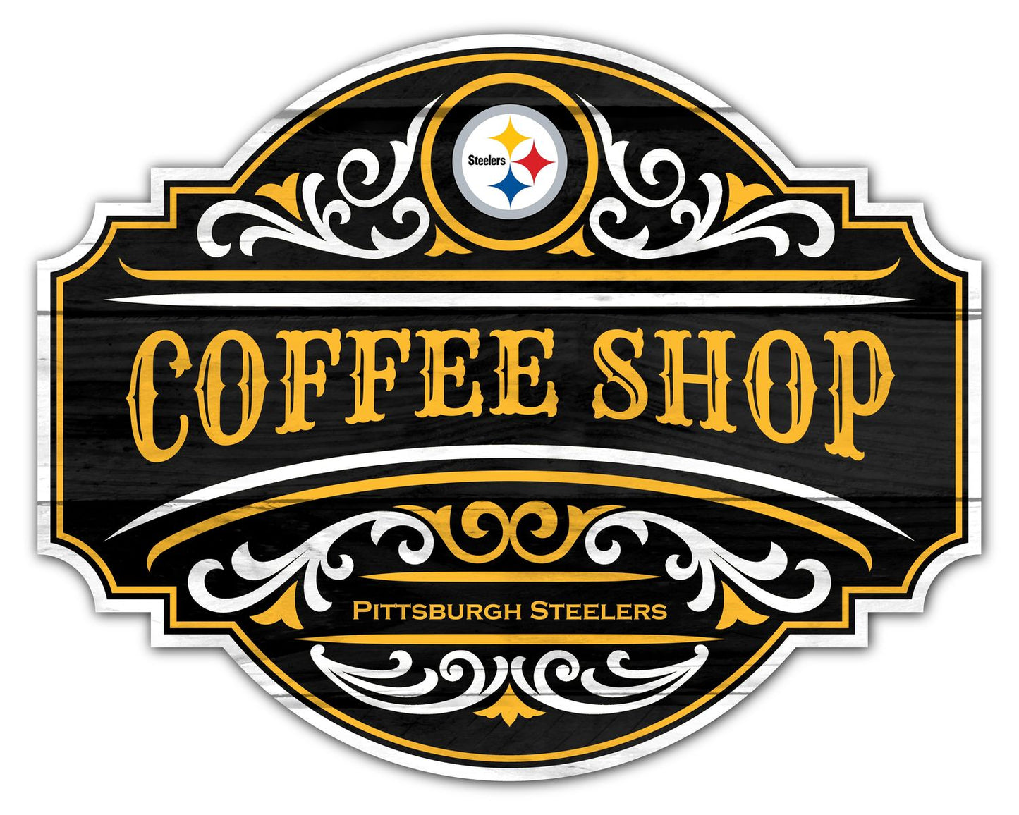 Pittsburgh Steelers Coffee Tavern Sign by Fan Creations